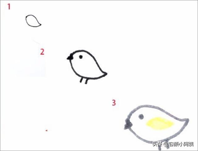 儿童简笔画小动物（儿童简笔画小动物草莓熊）